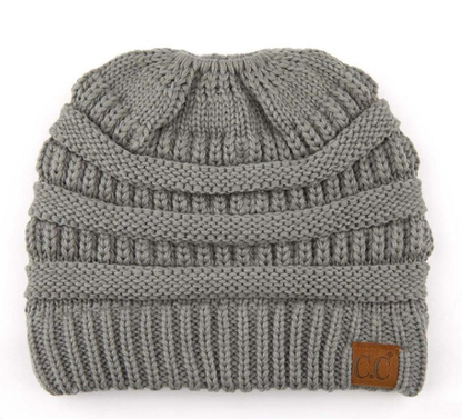 PonyBeanie - Winter PonyTail Knit Beanie