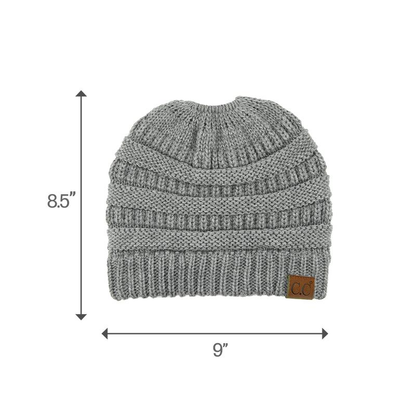 PonyBeanie - Winter PonyTail Knit Beanie